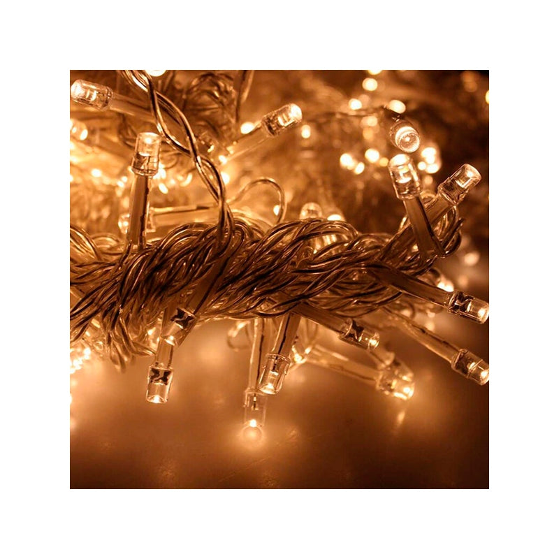 GUIRNALDA CORTINA 3X3METROS CALIDO 220V