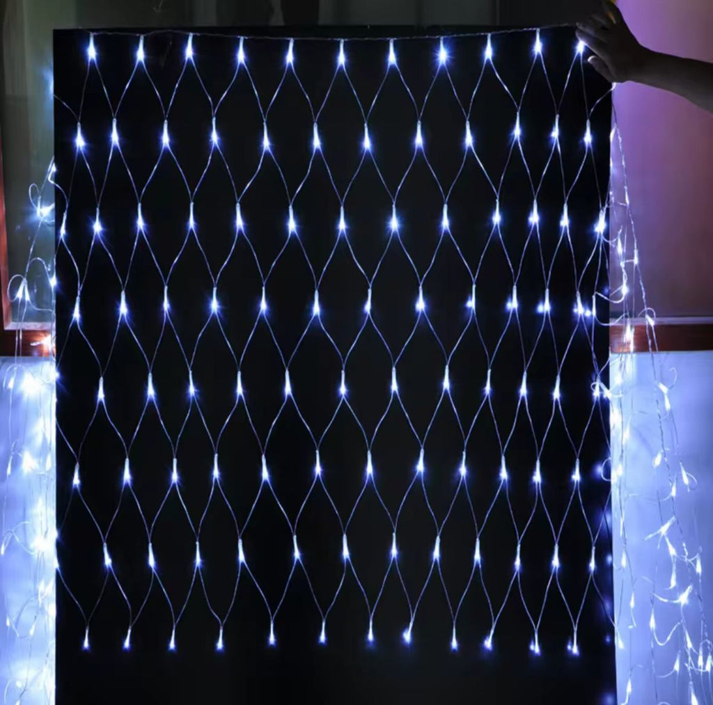 RED NAVIDEÑA 1.5 X1.5 LED LIGHT